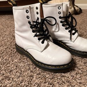 White Dr. Martens size 6 women
